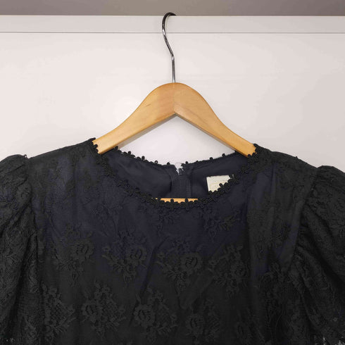 Michael Marcella 60-70s vintage USA製 レース 半袖 ワンピース ドレス レディース 4