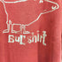 Vintage S/S Sweat Shirt Bull shirt レディース