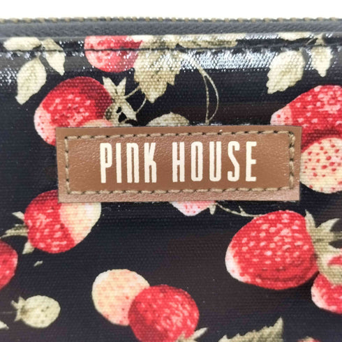 ピンクハウス PINK HOUSE イチゴ柄 長財布 レディース