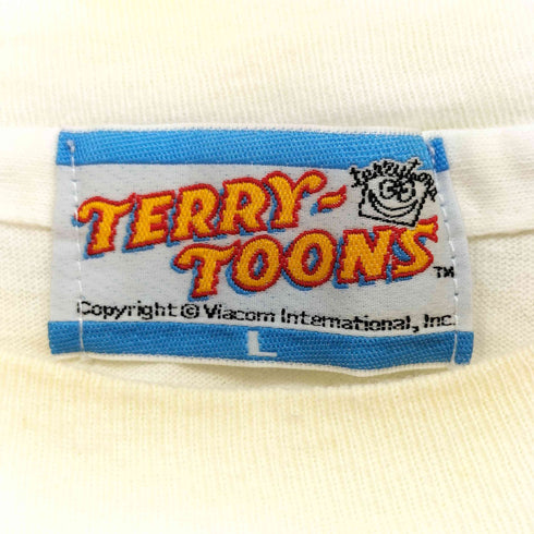 90S USA製 キャラクタープリント S/S クルーネック Tシャツ シングルステッチ メンズ import:L
