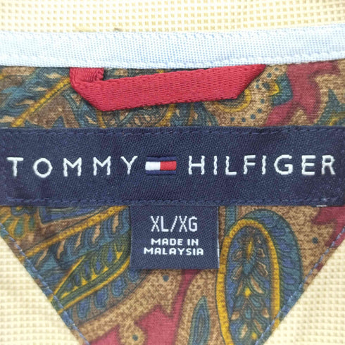 トミーヒルフィガー TOMMY HILFIGER ホリゾンタルカラーシャツ メンズ import:XL