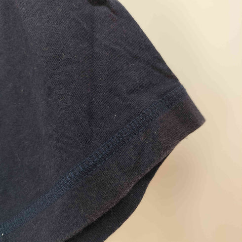 ナイキ NIKE 00S グレータグ センター ロゴ プリント 前V リンガー S/S Tシャツ メンズ import:M