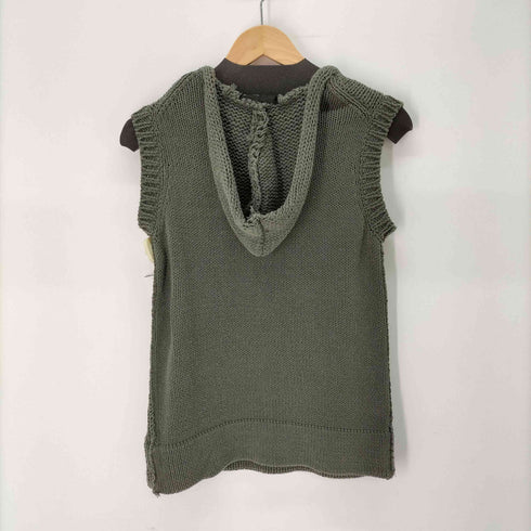 ALFASPIN フーデッドノースリーブニット レディース JPN:M