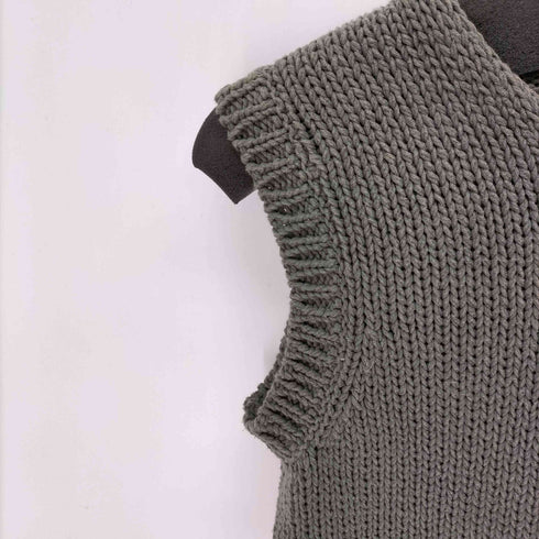 ALFASPIN フーデッドノースリーブニット レディース JPN:M
