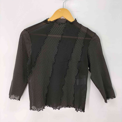 ドット シアーカットソー レディース JPN:S