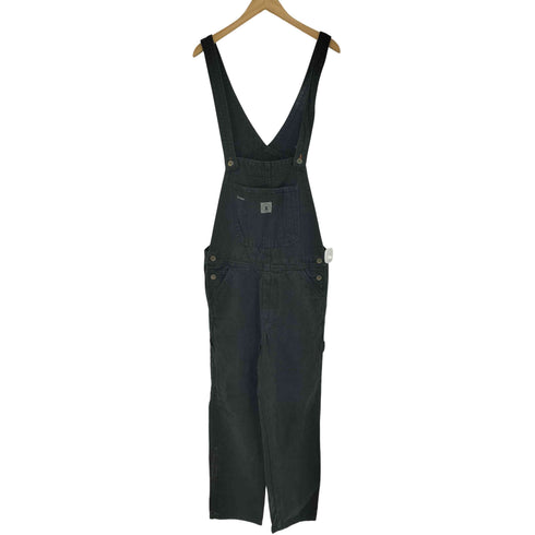 pull&bear denim ダック地 オーバーオール メンズ