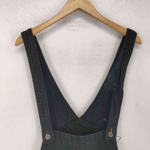 pull&bear denim ダック地 オーバーオール メンズ