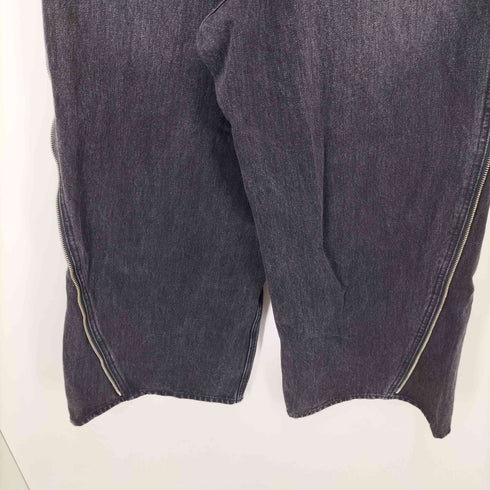 garancy ZipDesign Buggy DenimPants / ジップデザイン バギーデニム パンツ メンズ JPN:S