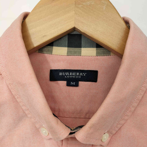 バーバリーロンドン BURBERRY LONDON ホース刺繍 ボタンダウン オックスフォード シャツ メンズ import:M