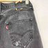 リーバイス Levis 先染めブラック デニムパンツ メンズ