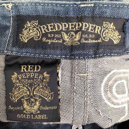 RED PEPPER スタッズ デニムパンツ y2k レディース 24