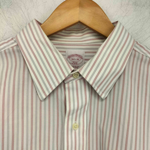 ブルックスブラザーズ BROOKS BROTHERS ノーアイロンシャツ ダブルカフス メンズ 16 1/2-35