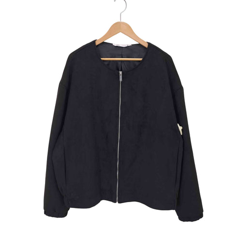ザラ ZARA スウェードライク ブルゾン メンズ JPN:XL