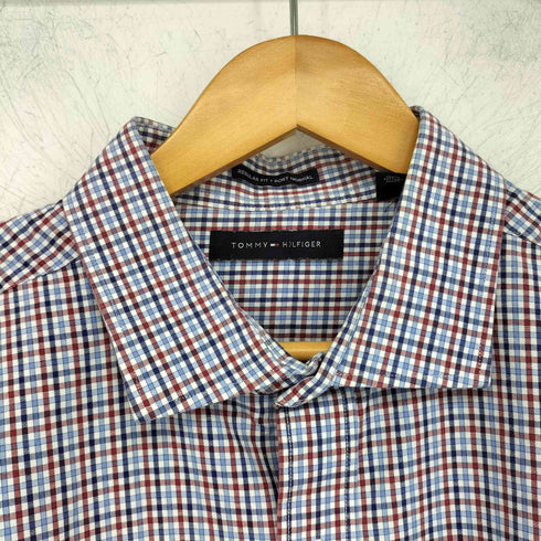 トミーヒルフィガー TOMMY HILFIGER ホリゾンタルカラー シャツ メンズ import:XL
