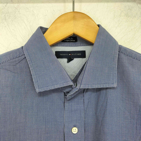 トミーヒルフィガー TOMMY HILFIGER ホリゾンタルカラー チェックシャツ メンズ 16