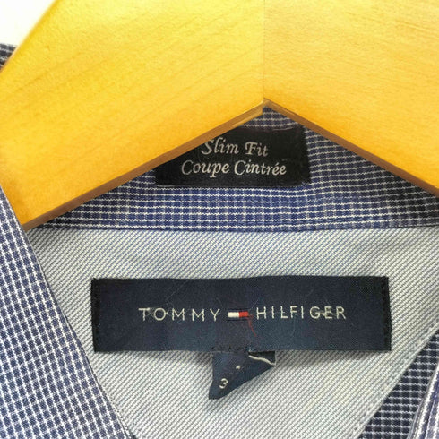 トミーヒルフィガー TOMMY HILFIGER ホリゾンタルカラー チェックシャツ メンズ 16