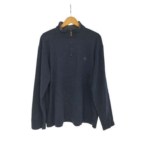 チャップスラルフローレン CHAPS RALPH LAUREN ハーフジップスウェット メンズ import:XL