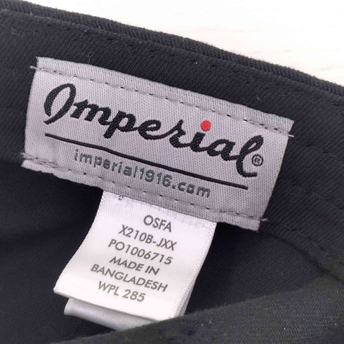 Imperial TRUE FIT アジャスターベルト 6パネルキャップ メンズ