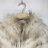 ビーシービージーマックスアズリア BCBG MAXAZRIA real fur リアルファーニット切替ベスト レディース XXS