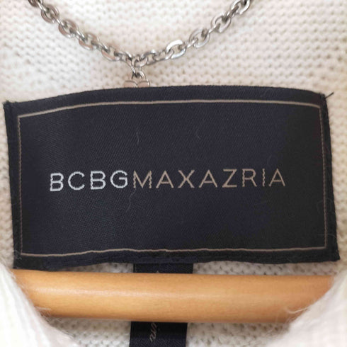 ビーシービージーマックスアズリア BCBG MAXAZRIA real fur リアルファーニット切替ベスト レディース XXS