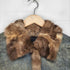 fur ファー切替レザートラッカージャケット レディース L