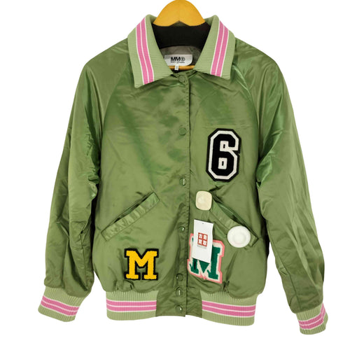 エムエムシックスメゾンマルジェラ MM6 Maison Margiela ワッペンデザイン スタジャン レディース 36