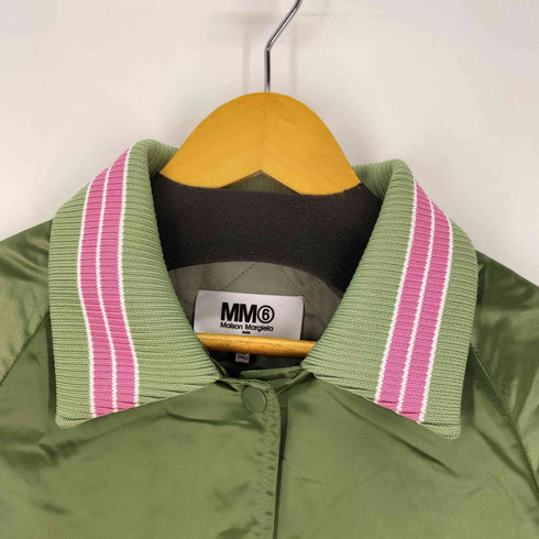 エムエムシックスメゾンマルジェラ MM6 Maison Margiela ワッペンデザイン スタジャン レディース 36