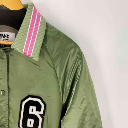 エムエムシックスメゾンマルジェラ MM6 Maison Margiela ワッペンデザイン スタジャン レディース 36