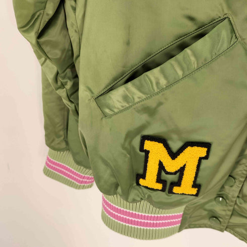 エムエムシックスメゾンマルジェラ MM6 Maison Margiela ワッペンデザイン スタジャン レディース 36
