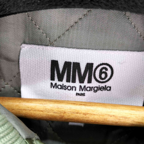 エムエムシックスメゾンマルジェラ MM6 Maison Margiela ワッペンデザイン スタジャン レディース 36