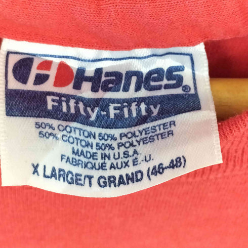 ヘインズ Hanes 90S USA製 同窓会プリントTシャツ メンズ XL