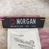 モルガン MORGAN 花柄袖フレアシースルートップス レディース