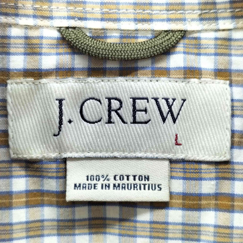 ジェイクルー J.CREW 半袖ボタンダウンシャツ メンズ import:L