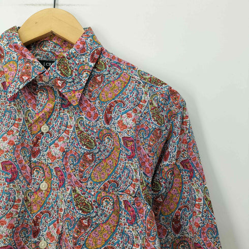 ジェイクルー J.CREW ペイズリー総柄ボタンシャツ メンズ import:S