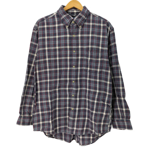 ジェイクルー J.CREW チェック柄ボタンダウンネルシャツ メンズ import:M