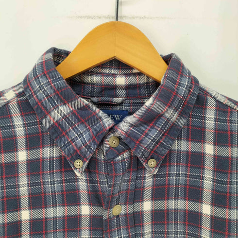 ジェイクルー J.CREW チェック柄ボタンダウンネルシャツ メンズ import:M