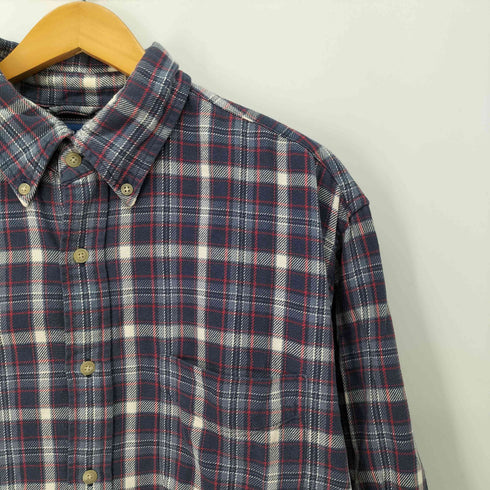 ジェイクルー J.CREW チェック柄ボタンダウンネルシャツ メンズ import:M
