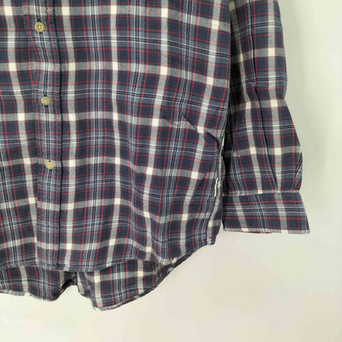 ジェイクルー J.CREW チェック柄ボタンダウンネルシャツ メンズ import:M