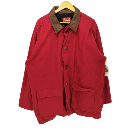 マルボロ Marlboro COUNTRY STORE 襟レザー ハンティングジャケット メンズ import:XL