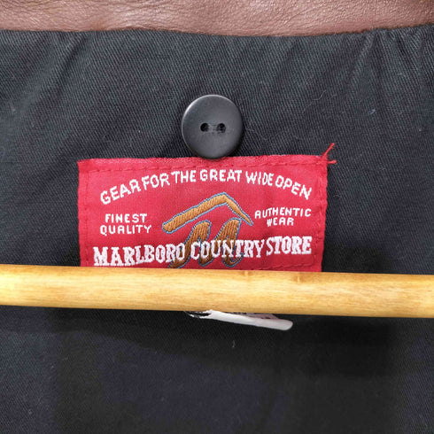 マルボロ Marlboro COUNTRY STORE 襟レザー ハンティングジャケット メンズ import:XL