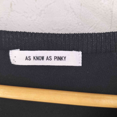 アズノゥアズピンキー AS KNOW AS PINKY チュールふんわり包み トップス レディース FREE