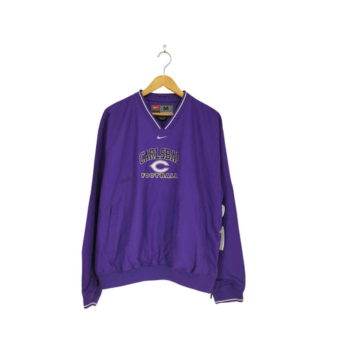 ナイキ NIKE 90-00s TEAMタグ CARLSBAD FOOTBALL Vネックピステ メンズ M
