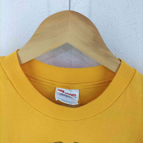 ヘインズ Hanes 90S USA製 TRACK CLUB ロゴプリントTシャツ メンズ M