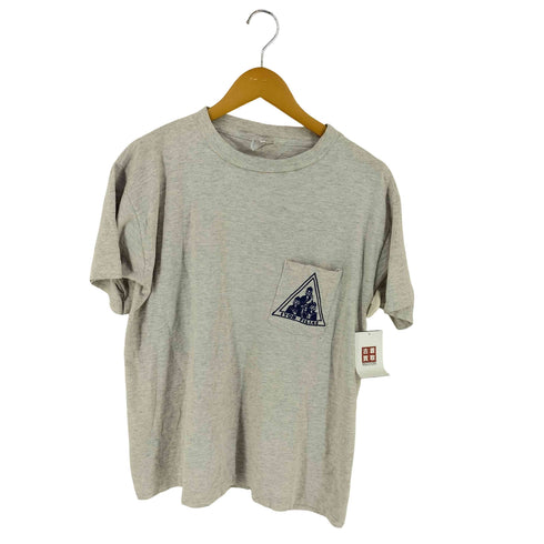 NATIONAL シングルステッチ 秘密結社 ポケット プリントTシャツ メンズ L