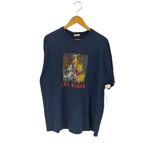 00S メキシコ製 LAS VEGAS キャラクタープリントTシャツ メンズ XL