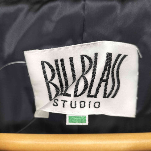 ビルブラス BILL BLASS pure cashmere カシミヤ100比翼ステンカラーコート レディース 9A3