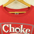 デルタ DELTA 90S 00S Choke ベースボール 煽り文句 プリント Tシャツ メンズ 2XL