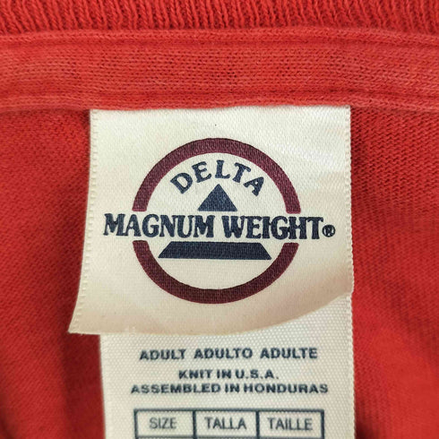 デルタ DELTA 90S 00S Choke ベースボール 煽り文句 プリント Tシャツ メンズ 2XL