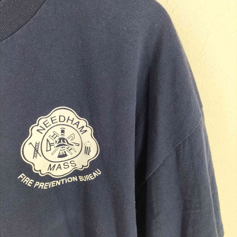 ヘインズ Hanes 火災予防局 PHOTO UNIT プリントTシャツ メンズ XL