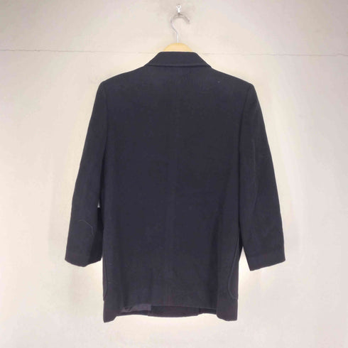 バーバリーズ BURBERRYS cashmere カシミヤ混ダブルブレストテーラードジャケット レディース 7AR